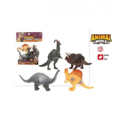 BOLSA 4 FIGURAS DINOSAURIOS
