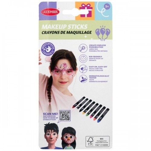 BLISTER 8 MINI BARRA MAQUILLAJE 1,6G