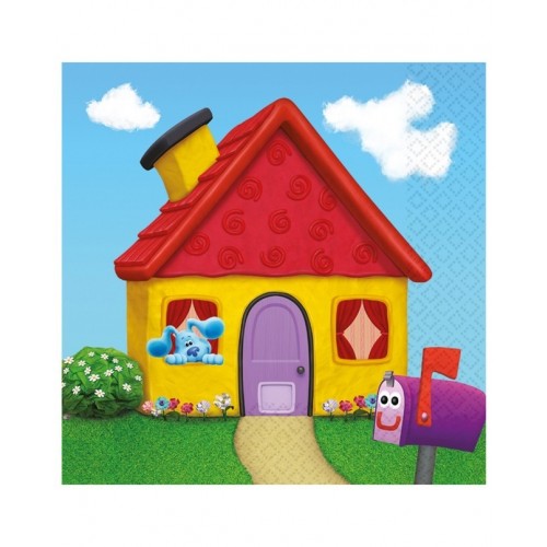 16 SERVILLETAS BLUES CLUES 33CM