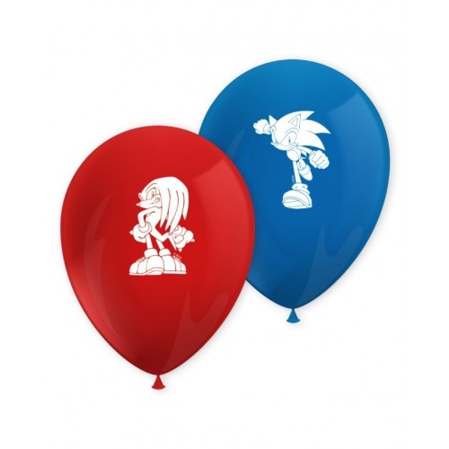   8 GLOBOS 11" LATEX SONIC