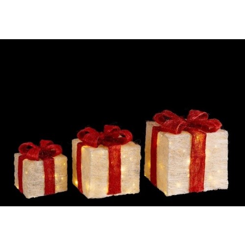 " SET 3 PAQUETES 70 LUCES 25X25X31CM