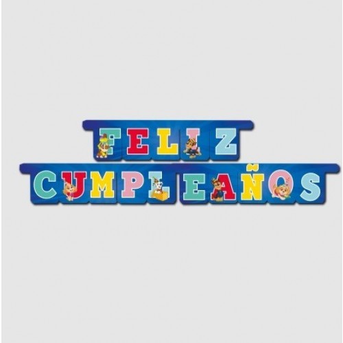   FELIZ CUMPLEAÑOS PATRULLA CANI 3M