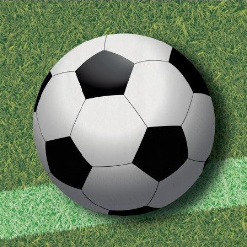  20 SERVILLETAS FUTBOL 33CM