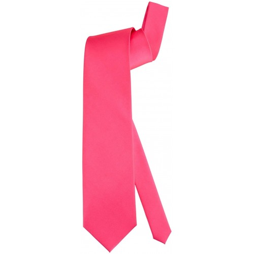   CORBATA ADULTO NEON ROSA