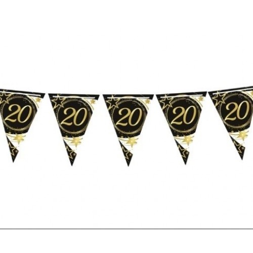 BANDERIN TRIANG. 20 AÑOS 3MT