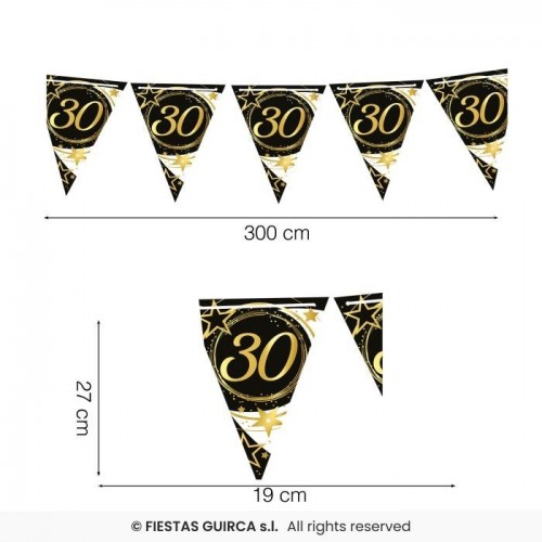 BANDERIN TRIANG. 30 AÑOS 3MT