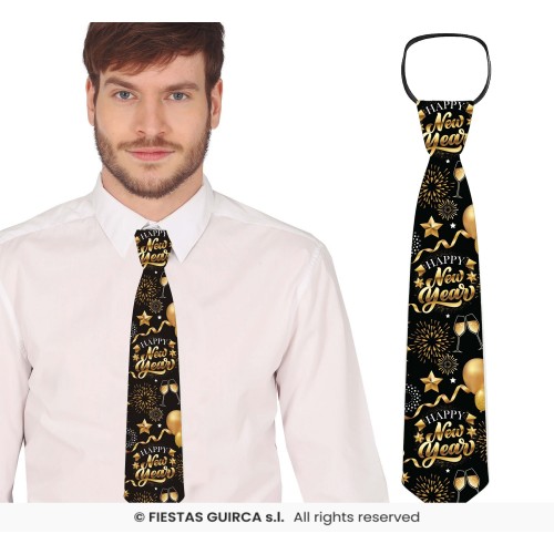 CORBATA HAPPY NEW YEAR 45CM