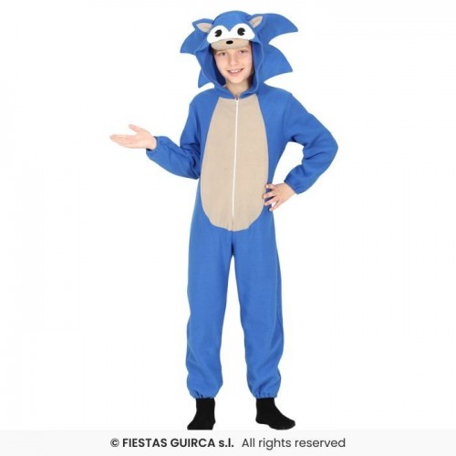 DISFRAZ 7A9AÑOS ERIZO AZUL KIGURUMIMI