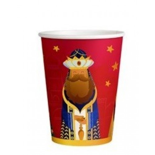 6 VASOS REYES MAGOS 270CC