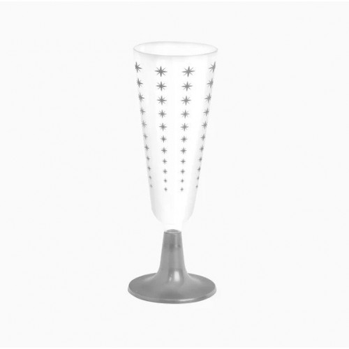   4 COPAS CAVA PL DESTELLO PLATA 150