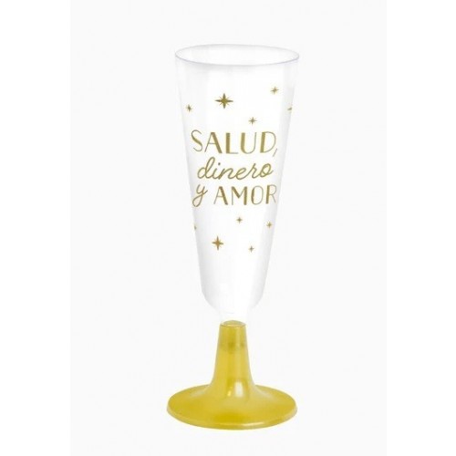   4 COPAS CAVA PL SALUD BASE ORO 150C