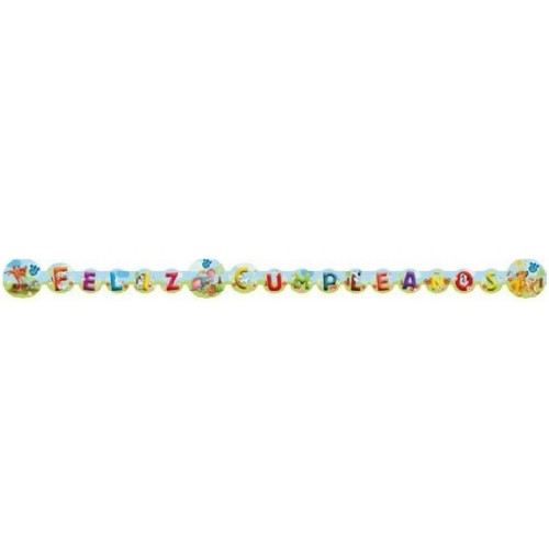4X1 GUIRNALDA FELIZ CUMPL DISNEY ANIMAL