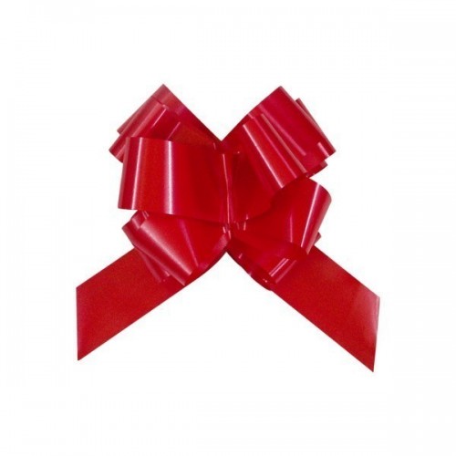   5  LAZOS AUT.19MM MATE ROJO