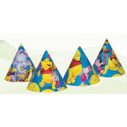 $D  PAQ.4/U SOMBRERO CONO WINNIE FESTIN