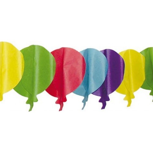 $E GUIRNALDA FORMA GLOBO MULTICOLOR 3M