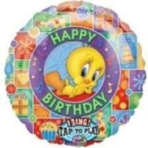 GLOBO PIOLIN H.BIRTHDAY C/MUSICA