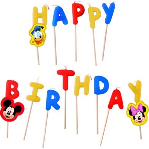   VELA HAPPY BIRTHDAY MICKEY
