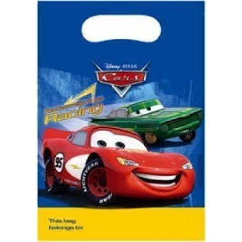 $E 6 BOLSAS PLASTICO CARS RACING