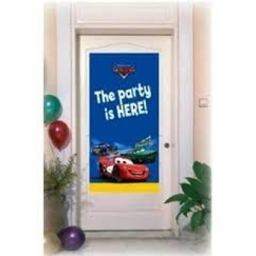 $E CARTEL DECORACION PUERTA CARS RACING