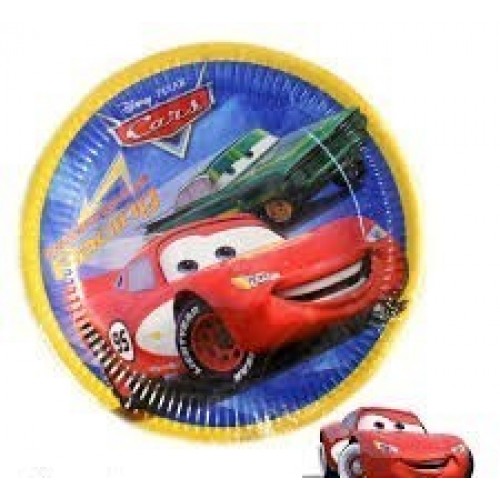 $E 6 PLATOS CARS RACING 23CM