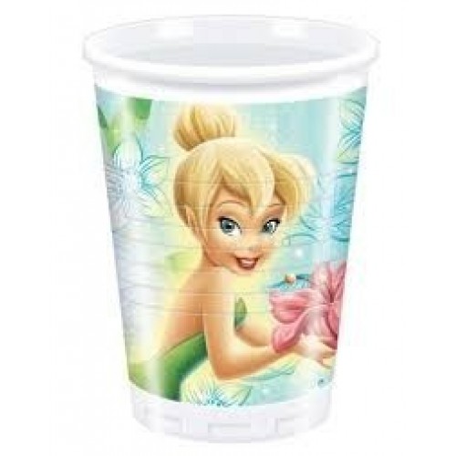 $E 8 VASOS CAMPANILLA FLOWERS 200ML