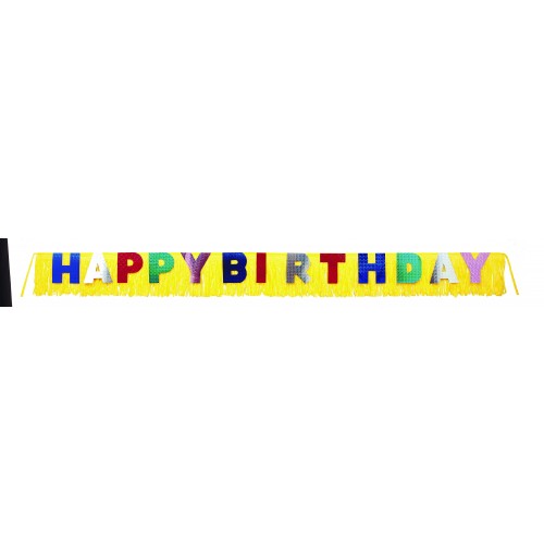 GUIRNALDA JUMBO FLECO BIRTHDAY MULTICOLO