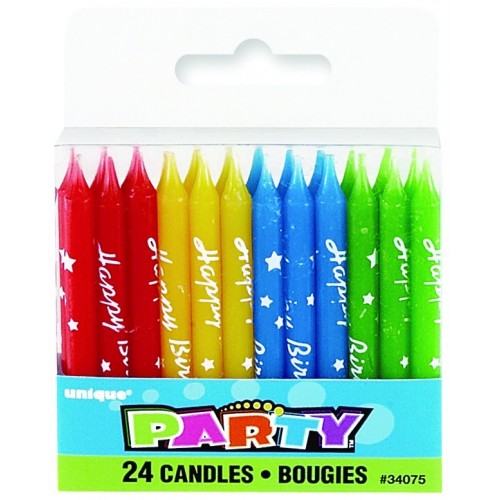 PAQ.24/U VELA H.BIRTHDAY COL.SURT 6CM