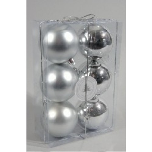 6/U BOLA 80MM PLATA 3MATE 3METAL