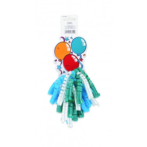 ETIQUETA FORMA GLOBO MULTICOLOR