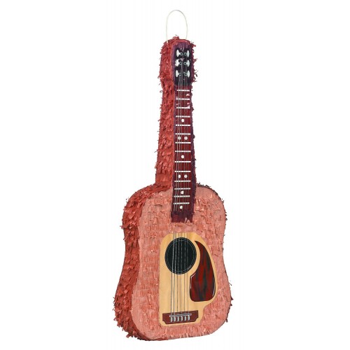 PIÑATA PALO FORMA GUITARRA