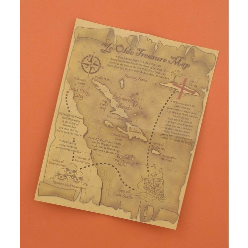 MAPA TESORO PIRATA