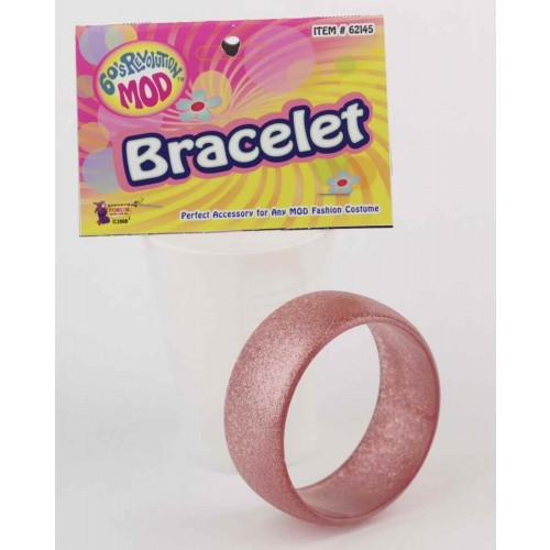 BRAZALETE AÑO 60 GLITTER FUCSIA