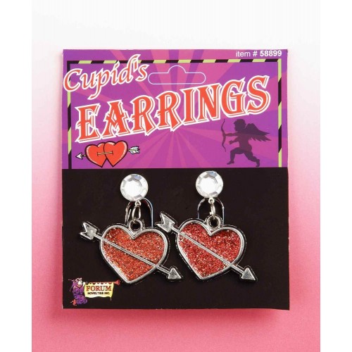 PENDIENTES CORAZON CUPIDO