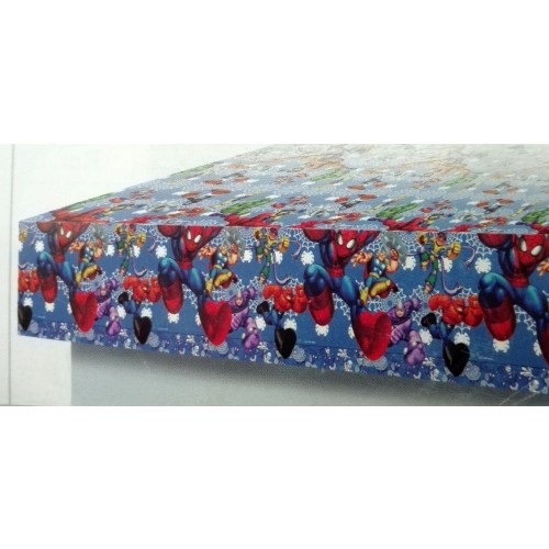 $D MANTEL SPIDERMAN AMIGOS 120X180CM