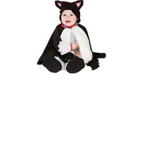 DISFRAZ BEBE 6A12MESES GATITO NEGRO