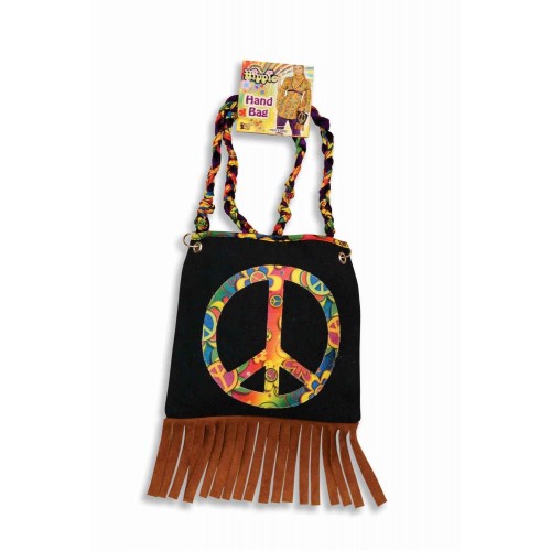 BOLSO TELA HIPPIE SIMBOLO PAZ