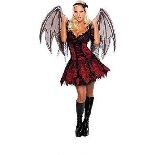  SW DISFRAZ T-XS HADA VAMPIRA C/ALAS