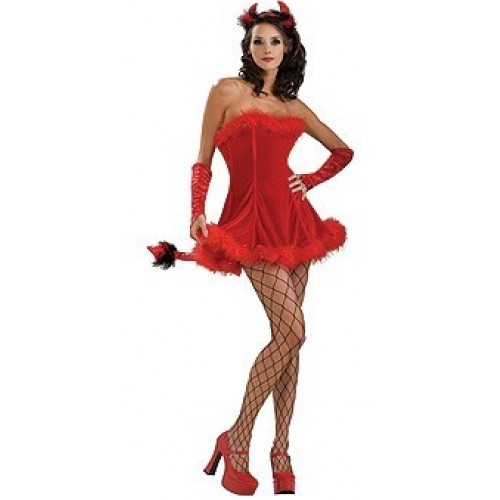  SW DISFRAZ T-XS DIABLESA ROJO