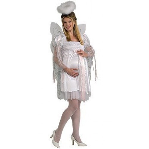  DISFRAZ PRE-MAMA ANGEL BLANCO