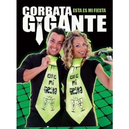 CORBATA GIGANTE ESTA ES MI FIESTA