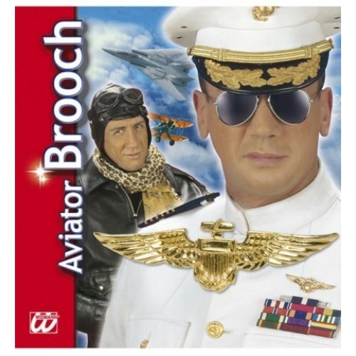 BROCHE CONDECORACION CAPITAN AVIADOR