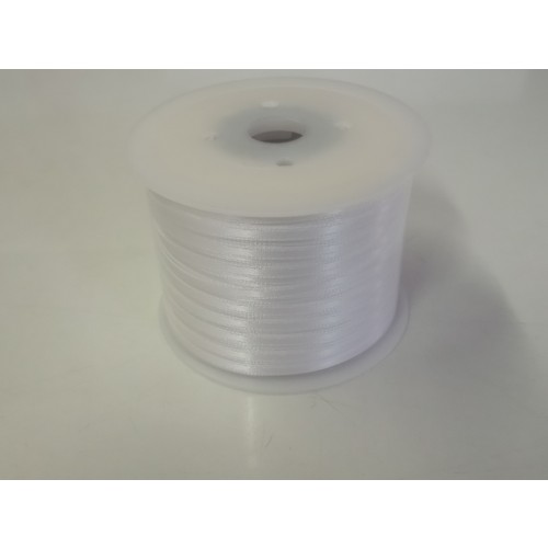   BOBINA 3X100MT TELA RASO BLANCO