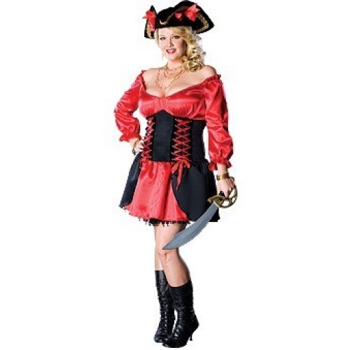  SW DISFRAZ T-XL PIRATA ROJA
