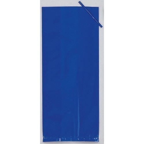   20/U BOLSA C/CIERRE AZUL 13X29CM