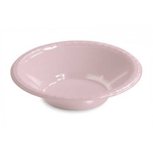 PAQ.20/U BOWL PLASTICO ROSA PALO 360CC