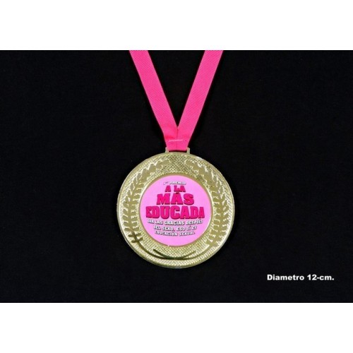 MEDALLA 1PREMIO A LA MAS EDUCADA