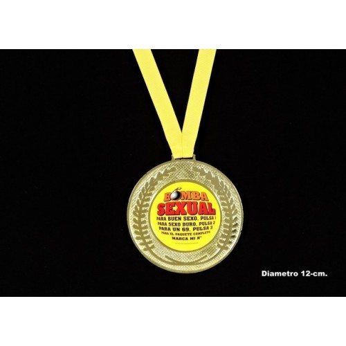 MEDALLA BOMBA SEXUAL