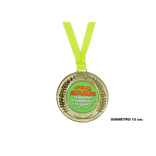 MEDALLA FELIZ CUMPLEAÑOS