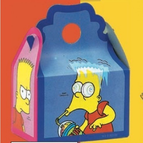 $D  PAQ.4/U CAJA PARA GOLOSINA SIMPSONS