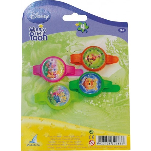 $D PAQ.4/U RELOJ WINNIE COL. SURT